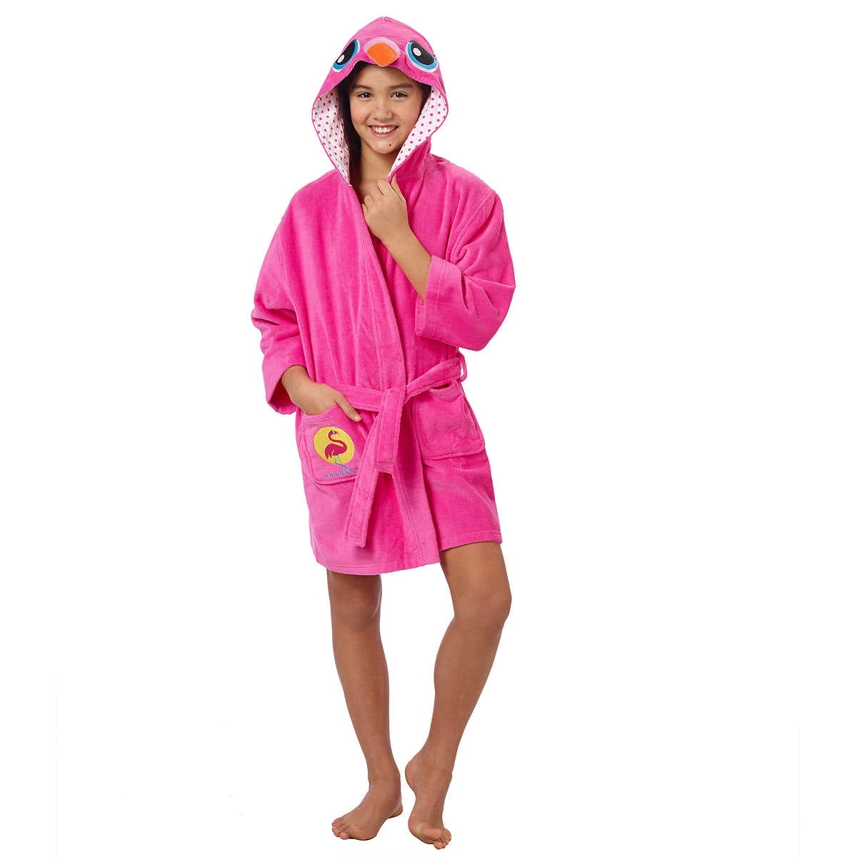 girls hooded towel