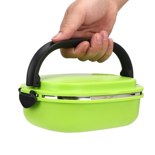 Insulated Lunch Box, Portable Insulation Thermo Thermal Stainless Steel Lunch Box Food Container For Outdoor Picnic