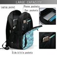 thumbnail image 4 of Defioc Best Dad Ever for Travel Backpack for Women,15.6 inch Laptop Backpack Carry On Backpack Personal Item Travel Bag Daypack for School Weekender Business Trip, 4 of 7