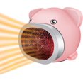 thumbnail image 1 of Calentador de espacio portátil 450w, calentador de espacio pequeño y eficiente de energía compatible con el dormitorio, ventilador eléctrico del calentador de espacio adecuado compatible con el dormit Afortunado Sencillez, 1 of 5