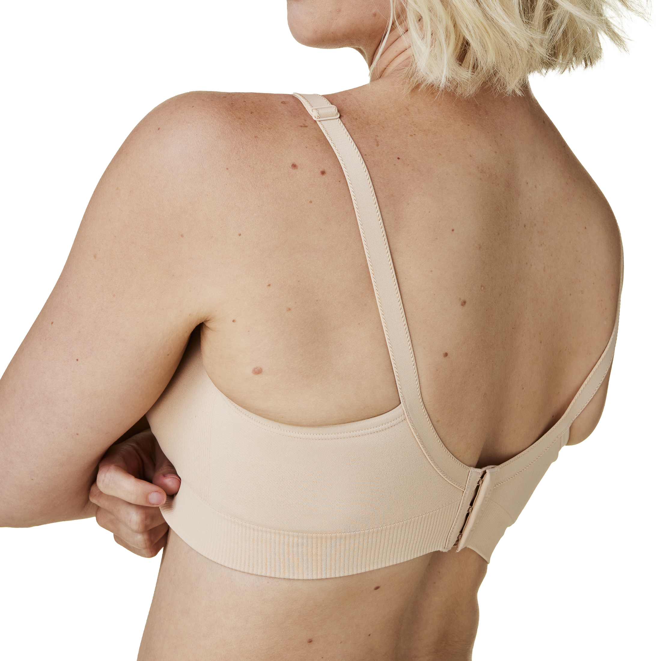 BRAVADO! DESIGNS Sustainable Nursing Bra | Body Silk Seamless | Butterscotch | M