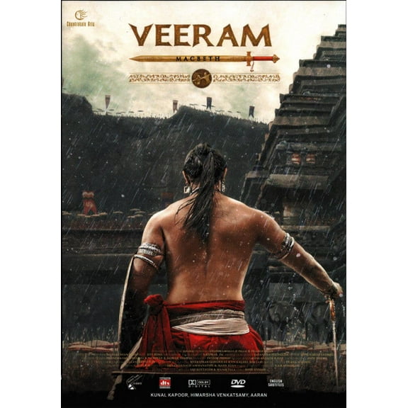 Veeram Hindi Movie DVD with English subtitles stg: Kunal Kapoor, Himarsha Venkatsamy, Aaran