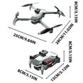 thumbnail image 3 of Gifts for 13 Year Old Boy, Brushless Motor Drone High-Definition Aerial Photography Folding Quadcopter Obstacle Avoidance Remote-Controlled Aircraft, Multicolor, One Size, 3 of 9
