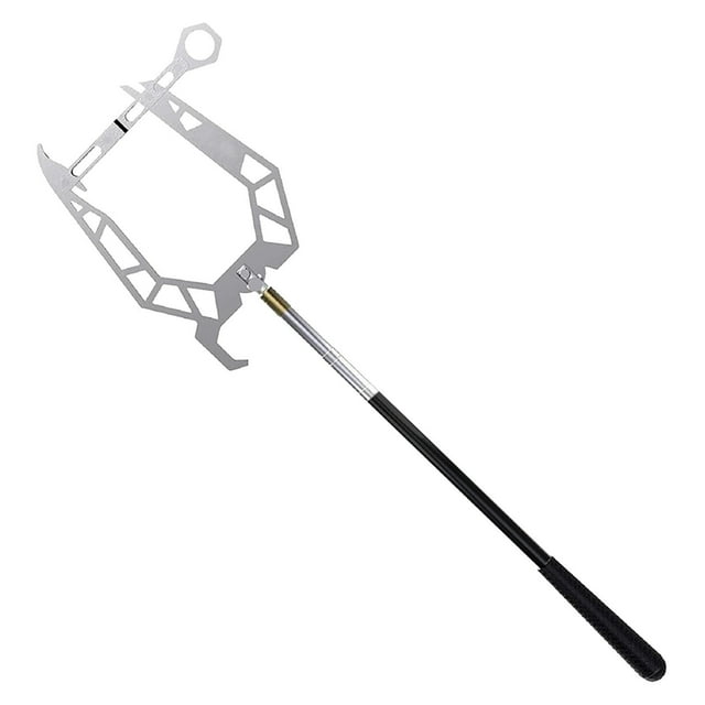 asddcavvf Crochet de Quai Automatique Télescopique en Acier Inoxydable, Outil de Stationnement, Corde d'Amarrage, Enfileur de Bateau, Enfileuse de Corde d'Amarrage du Sol au Plafond