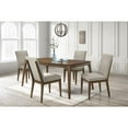 thumbnail image 4 of New Classic Furniture Maggie Solid Wood Dining Chair in Natural (Set of 2), 4 of 9