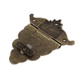 thumbnail image 4 of Unique Bargains 100mmx80mm Retro Style Bronze Tone Jewelry Box Drawer Decorative Hasp Lock Latch, 4 of 4