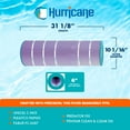 thumbnail image 3 of Hurricane Filters HF9415-01P Platinum Purple Spa Filter Cartridge Replacement, 3 of 8