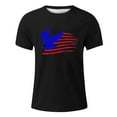thumbnail image 2 of JLFKNG Shirts For Men Independence Day Style Printed Patriotic Shirts For Men Short Sleeve Crew Neck Breathable Loose Fit Lounge Clothing For Men, 2 of 3