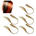 thumbnail image 4 of Postiche à Clipser, Cheveux Longs et Raides Nature Oreilles Suspendues Rouges Sans Trace pour Quotidien pour Fête Orange, Lin, Rouge Vif, Bleu Grisâtre, Rose Clair, 4 of 8