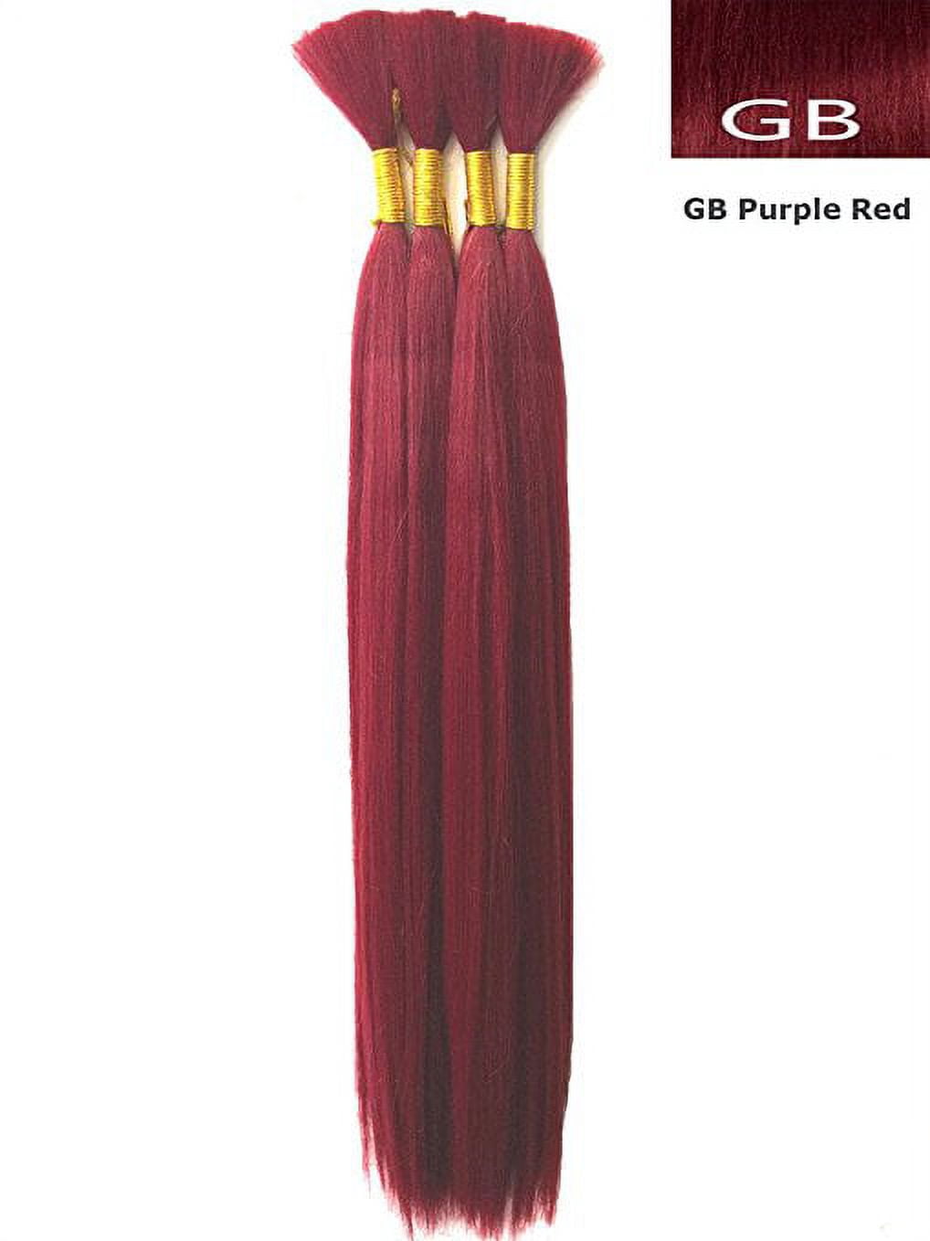 Yaki Bulk Braiding Hair, Human Hair Blend, Braids Hair Extensions for Twists, Hot Selling, Length 18", 2 packs Color #BG