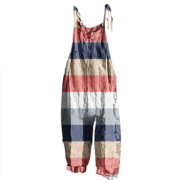 ManxiVoo Combinaison Bohème Chic en Coton pour Femmes, Jambes Larges, Col en V, Sans Manches, avec Poches, Tenue d'Été Décontractée, Taille XXXXXL, Blanc