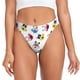 thumbnail image 1 of Fotbe French Bulldog With Coffee Cup Tanga Sin Costuras para Mujer con Estampado – Panties Invisibles, Transpirables y Cómodos para Uso Diario-Large, 1 of 6