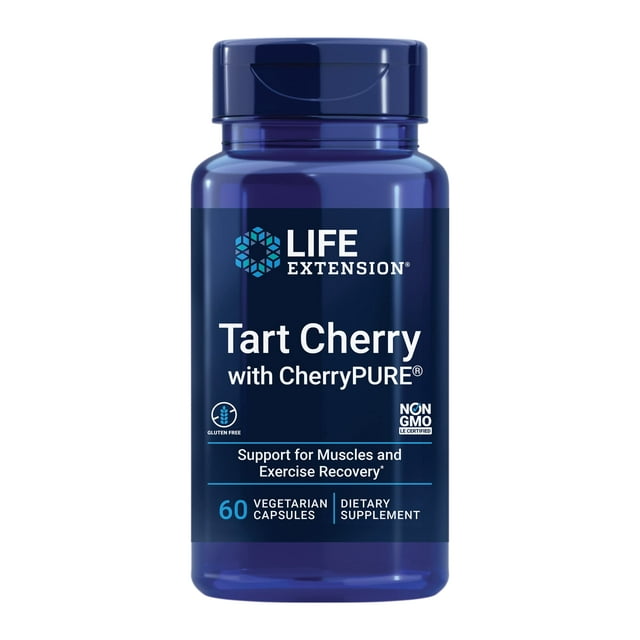 Complemente Life Extension Tart Cherry con Cherry Pure