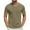 #Coffee, variant on Men's Short Sleeve Classic V-Neck T-Shirts,Casual Summer Basic Tees,Green,L
