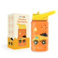 thumbnail image 2 of BOZ Kids Insulated Water Bottle with Straw Lid, Stainless Steel Vacuum Double Wall Water Cup, 14 oz, 2 of 8