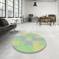 thumbnail image 3 of Ahgly Company Indoor Rectangle Patterned Green Novelty Area Rugs, 8' x 10', 3 of 6