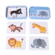 thumbnail image 3 of Vehículo/Animal/Frutas/Productos Vivos Formación de Aprendizaje Tarjetas de Memoria Bebé Early Educational Anti-Tear Matching Puzzle Tarjetas Cognitivas con Caja de Almacenamiento de Hierro(Animales) EOTVIA NO, 3 of 6