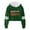 R142/Green, variant on Vividxx Hoodies For Girls Kids Letter Print Striped Long Sleeve Hooded Sweatshirts Casual Loose Pullovers Tops Fashion Clothes 6-7 Years