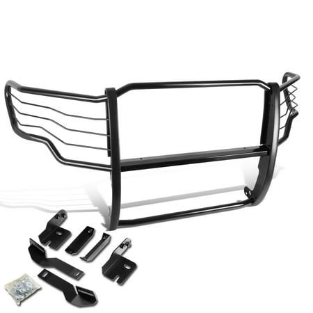 Truck Front Bumper - For 09-14 Ford F150 Pickup Truck Front Bumper Protector Brush Grille Guard (Black) 10 11 12 13