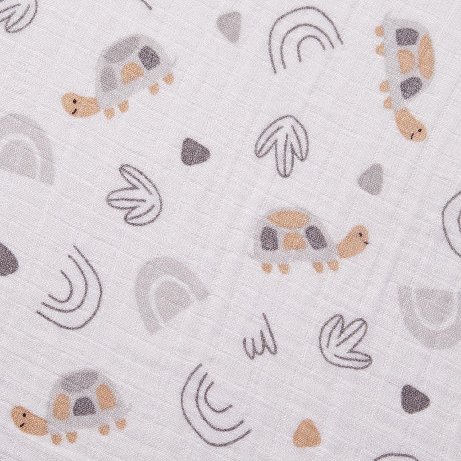 George Baby Muslin Swaddling Blankets, 2-Pack, organic cotton