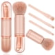 thumbnail image 1 of Makeup Brushes Set: 4 in 1 Mini Cute Makeup Brush Retractable Professional Foundation Blending Powder Eye Shadow Brush for Women Facial Cosmetics Make, 1 of 4