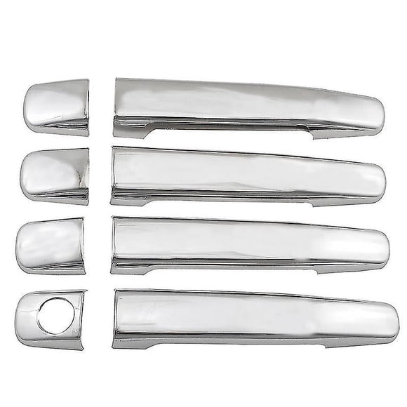Couvre-poignées de Porte en ABS Argenté pour Mercedes Benz M-CLASS W163 1998-2005 (ML320/ML350/ML430/ML500/ML55 AMG/ML230/ML270 CDI/ML400 CDI) & 1993-2001 C-CLASS W202