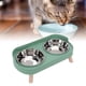 thumbnail image 5 of Comedero Elevado Para Perros, Juego De Comederos Y Bebederos Elevados Para Gatos Con 2 Cuencos De Acero Inoxidable, Estación De Alimentación Para Mascotas, Soporte Comederos, 5 of 7