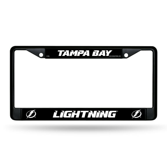TAMPA BAY LIGHTNING BLACK CHROME FRAME