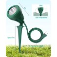 thumbnail image 3 of EDISHINE Projecteurs LED Extérieurs 120V, Projecteur à Brancher 5.5W avec 3 Lentilles (Rouge Vert Jaune) & Tête de Lampe Rotative 180°, 5000K, 3 of 8
