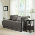thumbnail image 2 of Pemberly Row Polyester Solid Brushed Reversible Daybed Cover Set in Gray, 2 of 15