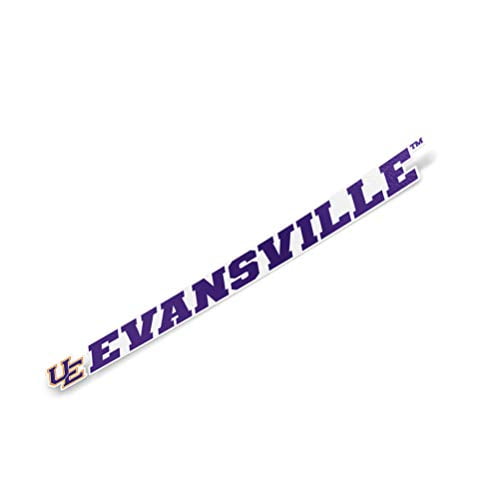 University of Evansville Purple Aces NCAA Name Logo Vinyl Decal Laptop