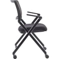 thumbnail image 3 of Lorell, Plastic Arms Mesh Back Nesting Chair, 2 / Carton, 3 of 6