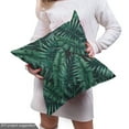 thumbnail image 4 of Ambesonne Palm Leaf Fabric by the Yard Upholstery, Fresh Hawaii Summer, 3 Yards, Dark Green Black, 4 of 4