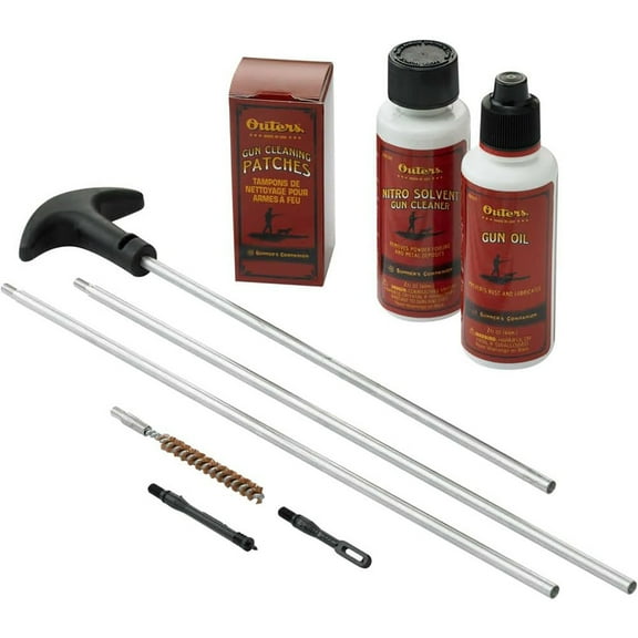 Outers 96200 Aluminum Rod Universal Firearm Cleaning Kit 60022