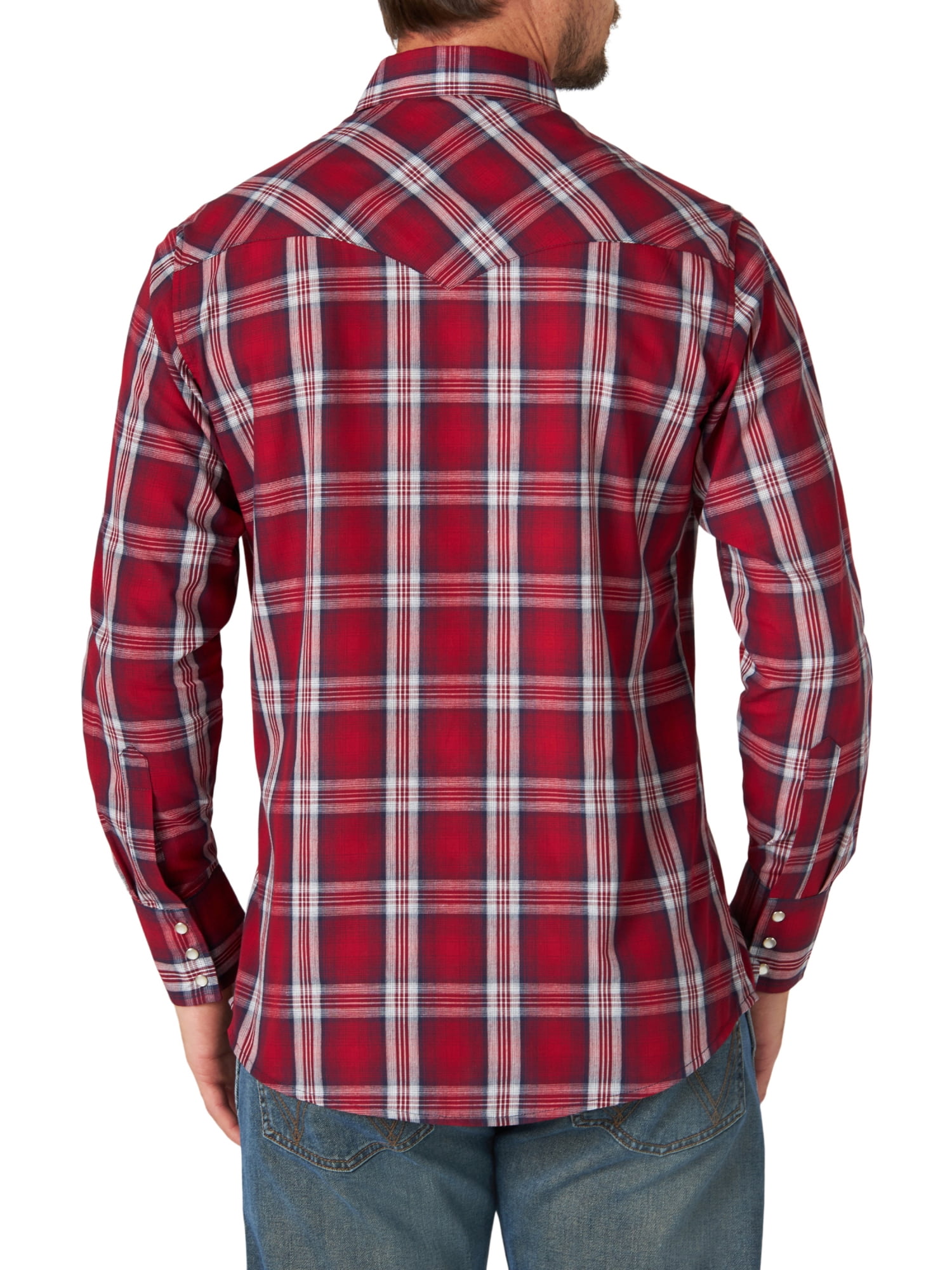 Wrangler Men's Long Sleeve Western Shirt