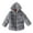 Gray, variant on Girls Fuzzy Sherpa Coat Full Zip Hoodie Fleece Jacket Fall Winter Outwear Girls Faux Fur Jacket