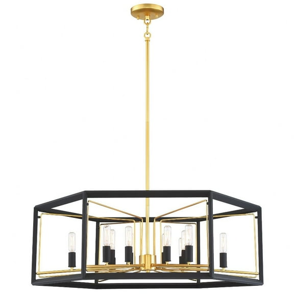 Minka Metropolitan - Sable Point - 32 Inch Twelve Light Pendant     -Traditional