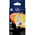 thumbnail image 2 of (12 bulbs) GE Lighting 23090 Dimmable Soft White 3.5 (40-watt Replacement), 300-Lumen Light Bulb with Candelabra Base Bent Tip Decorative Candle LED, 12-Pack, 2 of 6