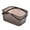 Brown, variant on Home Textile Storage Shower Caddy Portable Shower Tote Organizer for Dorm College With Handles for Bathroom and Kitchen