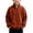 Orange, variant on Oversized Mock Neck Sweatshirt Kids Boys Girls Solid Color Warm Zipper Stand Collar Pullover Tops Sports Large Size Casual Long Sleeve Winter sweatshirt Brown 3 Years