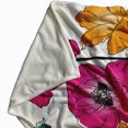 thumbnail image 2 of Simply Daisy Popping Poppies Fleece Throw Blanket, Pink, Small Throw, 2 of 4