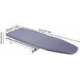 thumbnail image 5 of Retractable Ironing Board Closet Pull-Out Foldable Iron Board Closet Sliding Out with Ironing Cover Ironing Station in Cabinet Gray, 5 of 8