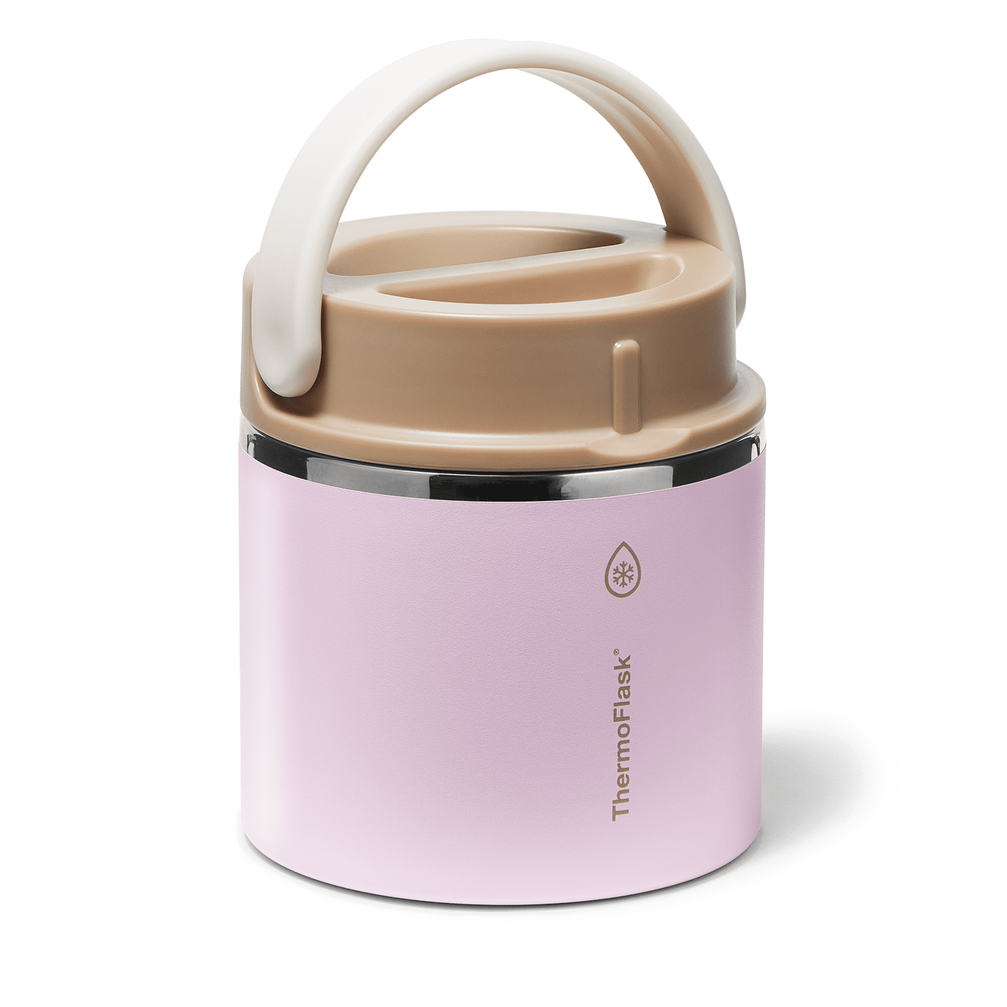 ThermoFlask 20 oz Double Wall Insulated Food Jar, Blush Sandstone