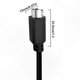 thumbnail image 4 of Copper Core Mini DIN 6-Pin Male to Male Extension Cable, 1.8M Straight Connector Cord, 4 of 4