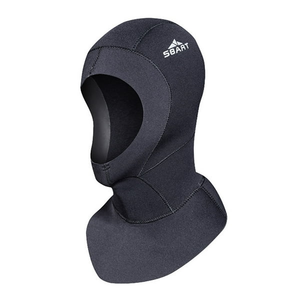 Gorro de buceo de goma Sombrero de natación de buceo a prueba de frío para deportes de tabla de surf (L)