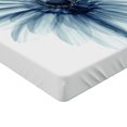 thumbnail image 2 of Ambesonne Modern Fitted Sheet, Daisies Flowers Plants, Queen Size, Teal White, 2 of 3