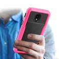 thumbnail image 3 of Reiko Wireless Reiko brand for Galaxy J3 (2018) Full Coverage Shockproof Case in Pink, 3 of 4