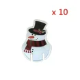 thumbnail image 3 of 10/20/30 piezas de tarjeta de taza de Navidad, gorro de Papá Noel, decoración de copas de vino, adornos de Navidad, regalo de Año Nuevo, decoraciones navideñas, 3 of 5