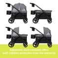 thumbnail image 6 of Baby Trend Navigator Pro 2-in-1 Stroller Wagon, Dash Black, 6 of 8