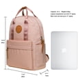 thumbnail image 2 of Mochila Escolar Unisex KAUKKO KS07-Pink Con Compartimento Para Portátil De 10 Pulgadas, 2 of 5